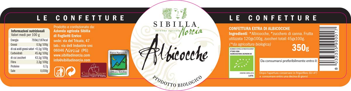 Confettura extra albicocche bio - 330 g - immagine 4