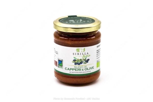 Sugo ai capperi e olive bio 190g